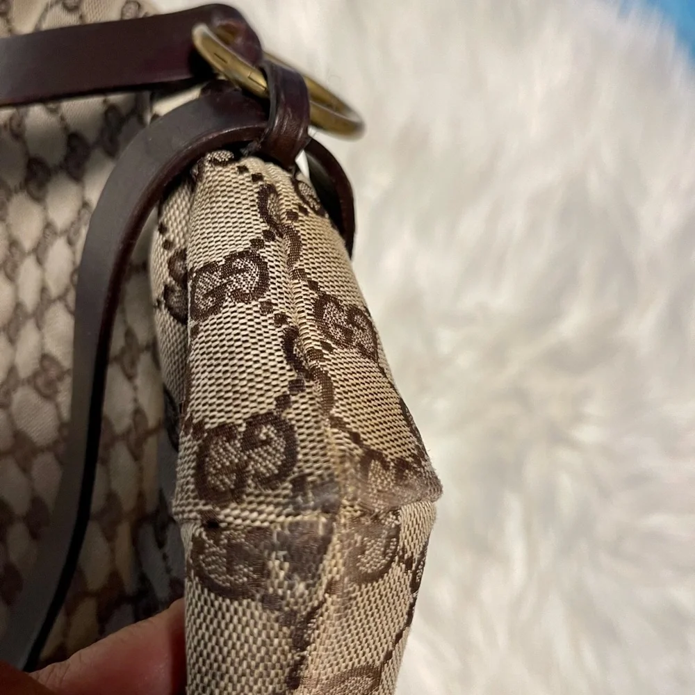 Gucci Brown GG Canvas Shoulder Bag - Picture 9 of 10